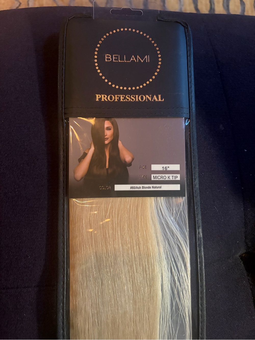 Bellami Professional Micro K Tip Hair Extensions - 16" Ash Blonde Natural 25 g